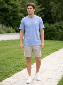 Nike Men's Sports Tees & Tanks Soft Durable Comfortable School Casual Outing Blue AR4997-494 - Dusty Blue - View 6