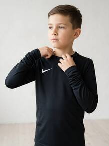 Nike بلوزة رياضية سوداء للأطفال من باركVII - الأسود - مشاهدة 6