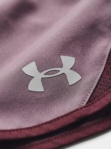 Under Armour HEATGEAR Sports Shorts Breathable Soft Quick-Dry Casual Running Beach Purple 1350196-500 - Burgundy - View 6