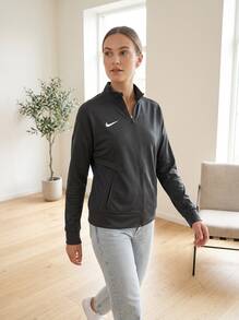 Nike Academy Pro Dri-FIT Women's Training Jacket Black - BLACK/BLACK/BLACK/WHITE - View 6