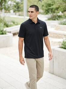 Under Armour UA Men's Sports Tees & Tanks Breathable Classic Fit Quick-Dry Vacation School Casual Black 1377374-001 - Black - View 6