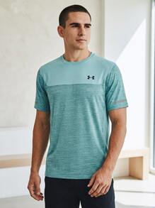 Under Armour Tech™ Utility Men's T-Shirt Blue - Blue Haze / Black - View 5