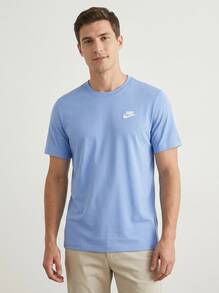 Nike Men's Sports Tees & Tanks Soft Durable Comfortable School Casual Outing Blue AR4997-494 - Dusty Blue - View 1