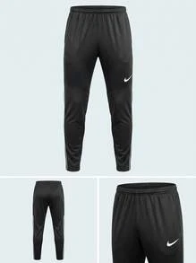 Nike Men's Sports Pants Stretchy Quick-Dry Breathable Training Daily Outdoor Black HM7171-010 - Black - View 4