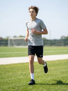 Nike Teen Boys Shorts Stretchy Soft Durable Weekend Training Casual Black HM7164-010 - Black - View 3
