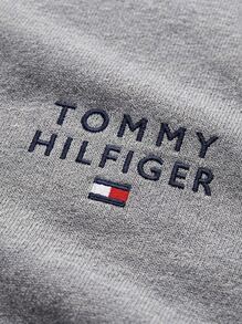 Tommy Hilfiger Original Men's Lounge Track Top Grey Relaxed Fit Pullover Design UM0UM02878-P4A Everyday Comfort Daily Wear Spring Refresh - Grey - View 5