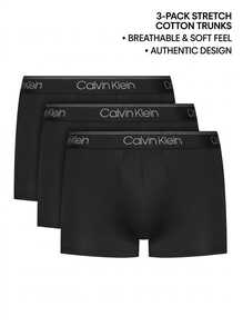 Calvin Klein LOW RISE TRUNK 3PK - Black - View 4