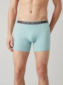 Emporio Armani 3 Pack Men's Boxer Briefs - Brown - View 2