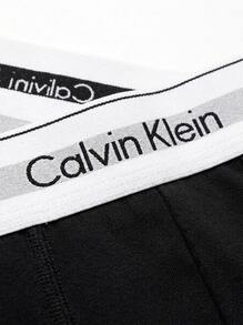 Calvin Klein 3 قطع سروال داخلي بقصة مريحة - الأسود - مشاهدة 5