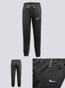 Nike بنطلون طويل أسود للمراهقين من ماركة PARK موديل IB1252 - الأسود - مشاهدة 4