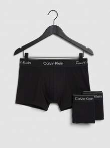 Calvin Klein 3 طقم سراويل داخلية رجالية - الأسود - مشاهدة 3