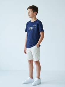 Nike قميص أطفال أزرق داكن - MIDNIGHT NAVY - مشاهدة 1