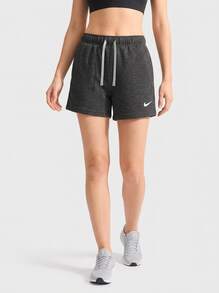 Nike Women's Sports Shorts Lightweight Versatile Quick-Dry Sports Weekend Summer Black IB1243-010 - Black - View 1