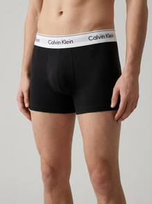 Calvin Klein 3 Pack Men's Boxers - Grey, White, Black - View 2