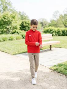 Nike Young Boys Sweatshirts Soft Fleece-Lined Warm Sports Commuting Weekend Red FD7591-657 - Red - View 6