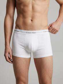 Calvin Klein 3 Pack Men's Boxers - White - View 2