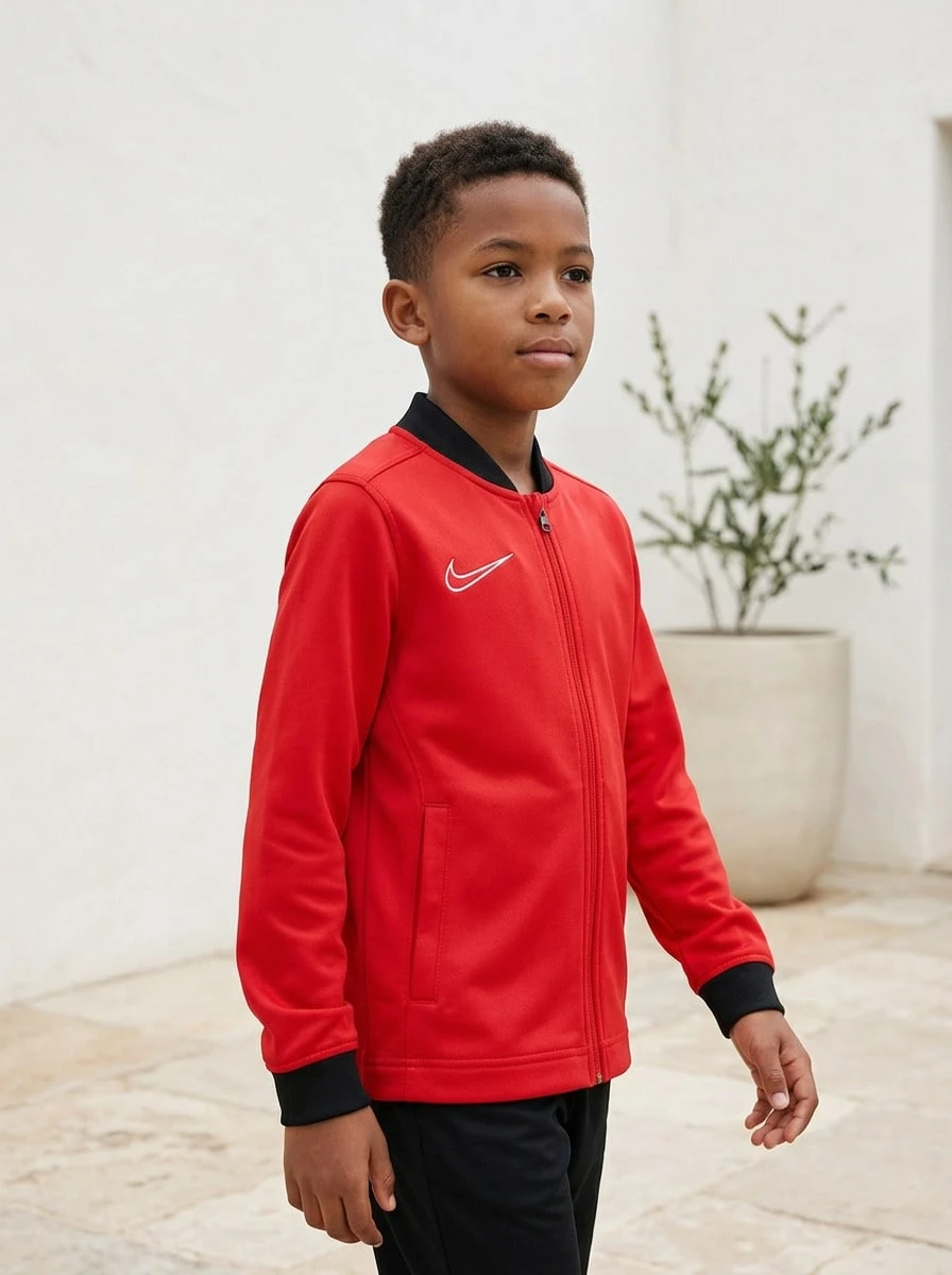 Nike جاكيت رياضي أكاديمي للشباب 25 مصنوع من قماش دري-فيت أحمر اللون - الأحمر - مشاهدة 1