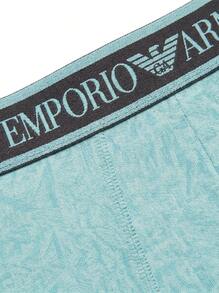 Emporio Armani 3 Pack Men's Boxer Briefs - Brown - View 5