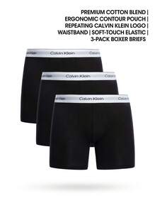 Calvin Klein 3 Pack Boxers - Svart och Vitt - Visa 4