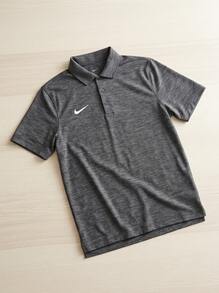 Nike قمصان بولو رياضية للرجال فاخرة متعددة الاستخدامات ناعمة للمكتب والكاجوال والاستخدام اليومي رمادي IB1193-071 - رمادي - مشاهدة 2