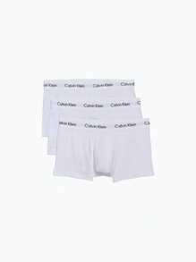 Calvin Klein 3P LOW RISE TRUNK - White - View 6