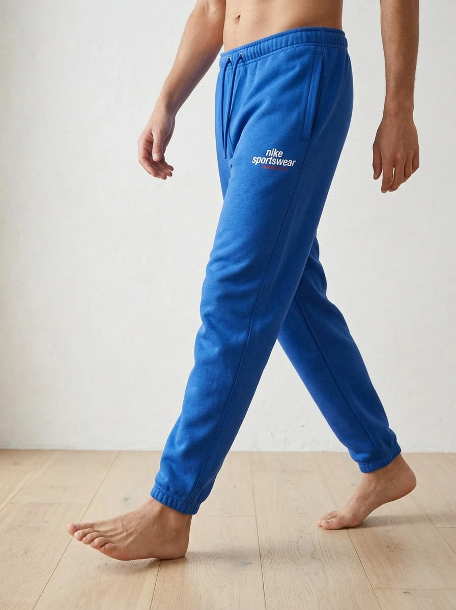 Nike Men's Outdoor Pants Soft Stretchy Quick-Dry Weekend Training Daily HJ2185-480 - Blue - View 1