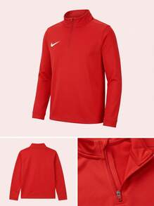 Nike Young Boys Sweatshirts Soft Fleece-Lined Warm Sports Commuting Weekend Red FD7591-657 - Red - View 5