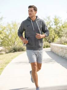 Nike Men Sports Jackets Warm Durable Versatile Daily Training Commuting Grey IB1228-063 - Dark Grey - View 5