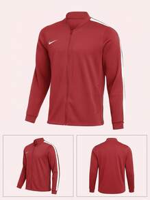 Nike Men Sports Jackets Breathable Packable Warm Daily Training Commuting Red HV8407-657 - Red - View 4