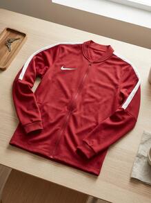 Nike Men Sports Jackets Breathable Packable Warm Daily Training Commuting Red HV8407-657 - Red - View 2