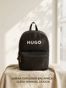 Hugo Boss Kids' Padded Durable Versatile Weekend Hiking School Black G00557-09B - Black - View 3