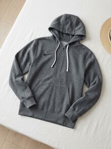 Nike Men Sports Jackets Warm Durable Versatile Daily Training Commuting Grey IB1228-063 - Dark Grey - View 2