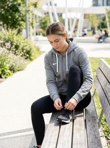 Nike Women Sports Jackets Packable Warm Durable Daily Training Commuting Grey IB1230-071 - Grey - View 5