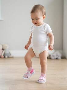 Nike Kawa Slide Baby Slippers Anti-Slip Soft Cushioned Summer Home Daily IR5201-100 - Multicolor - View 5