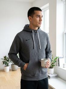 Nike Men Sports Jackets Warm Durable Versatile Daily Training Commuting Grey IB1228-063 - Dark Grey - View 6
