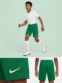 Nike Teen Boys Shorts Quick-Dry Skin-Friendly Stretchy Weekend Training Casual Green BV6865-302 - Green - View 4