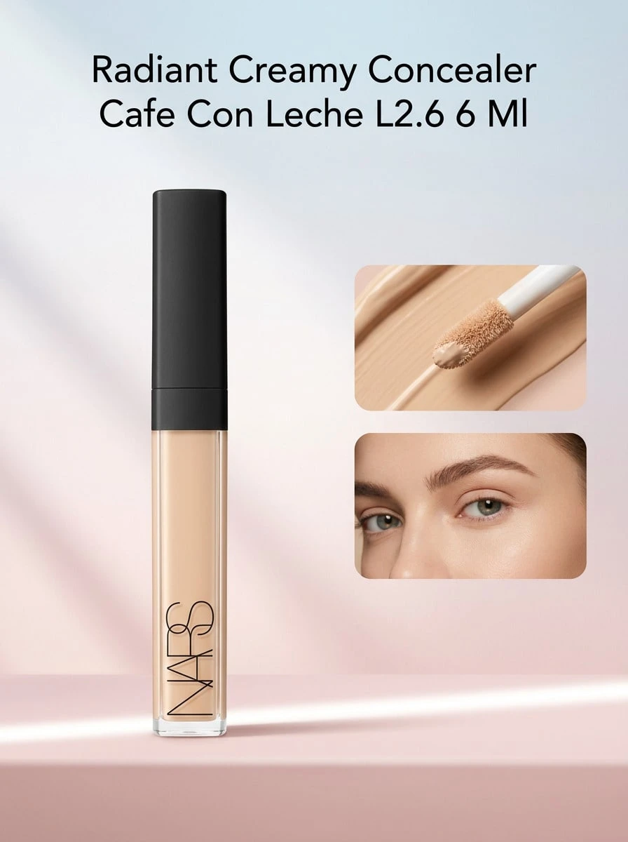 Nars كونسيلر كريمي مشرق Café Con Leche L2.6 سعة 6 مل - قهوة بالحليب L2.6 - مشاهدة 1