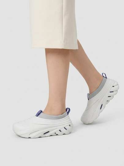 Crocs OFF GRID CLOG Women's Slippers Warm Plush Breathable After Work Weekend Indoor 209414-100