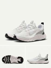 Nike Free Ride Kids Sneakers Sporty Responsive Comfortable Casual Training Travel IO1642-102 - White/Grey/Silver - View 4