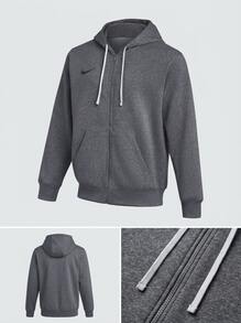 Nike Men Sports Jackets Warm Durable Versatile Daily Training Commuting Grey IB1228-063 - Dark Grey - View 4