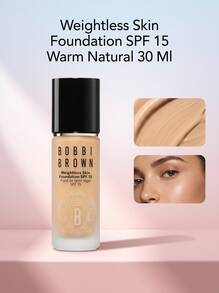 Bobbi Brown Weightless Skin Foundation SPF 15 Warm Natural 30 Ml – Foundation, Weightless, For Makeup Enthusiasts, Warm , Suitable For Daily Routine - Warm Natural - View 1