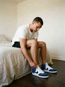 TRAINING SHOES NIKE - Game Royal Black White - View 7