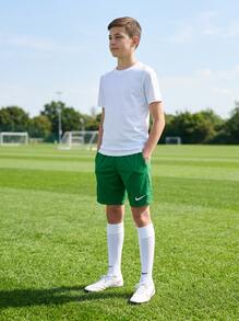 Nike Teen Boys Shorts Quick-Dry Skin-Friendly Stretchy Weekend Training Casual Green BV6865-302 - Green - View 3