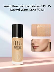 Bobbi Brown Weightless Skin Foundation SPF 15 Neutral Warm Sand 30 Ml – Foundation, Long-Wearing, For Women, Neutral Warm Sand, Suitable For Daily Makeup Routine - Neutral Warm Sand - View 1