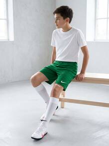 Nike Teen Boys Shorts Quick-Dry Skin-Friendly Stretchy Weekend Training Casual Green BV6865-302 - Green - View 5
