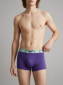 Emporio Armani 3 طقم سراويل داخلية رجالية - Purple and Mint Green and Black - مشاهدة 2