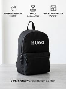 Hugo Boss Kids' Padded Durable Versatile Weekend Hiking School Black G00557-09B - Black - View 4