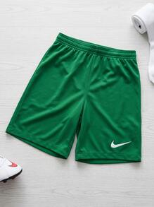 Nike Teen Boys Shorts Quick-Dry Skin-Friendly Stretchy Weekend Training Casual Green BV6865-302 - Green - View 2