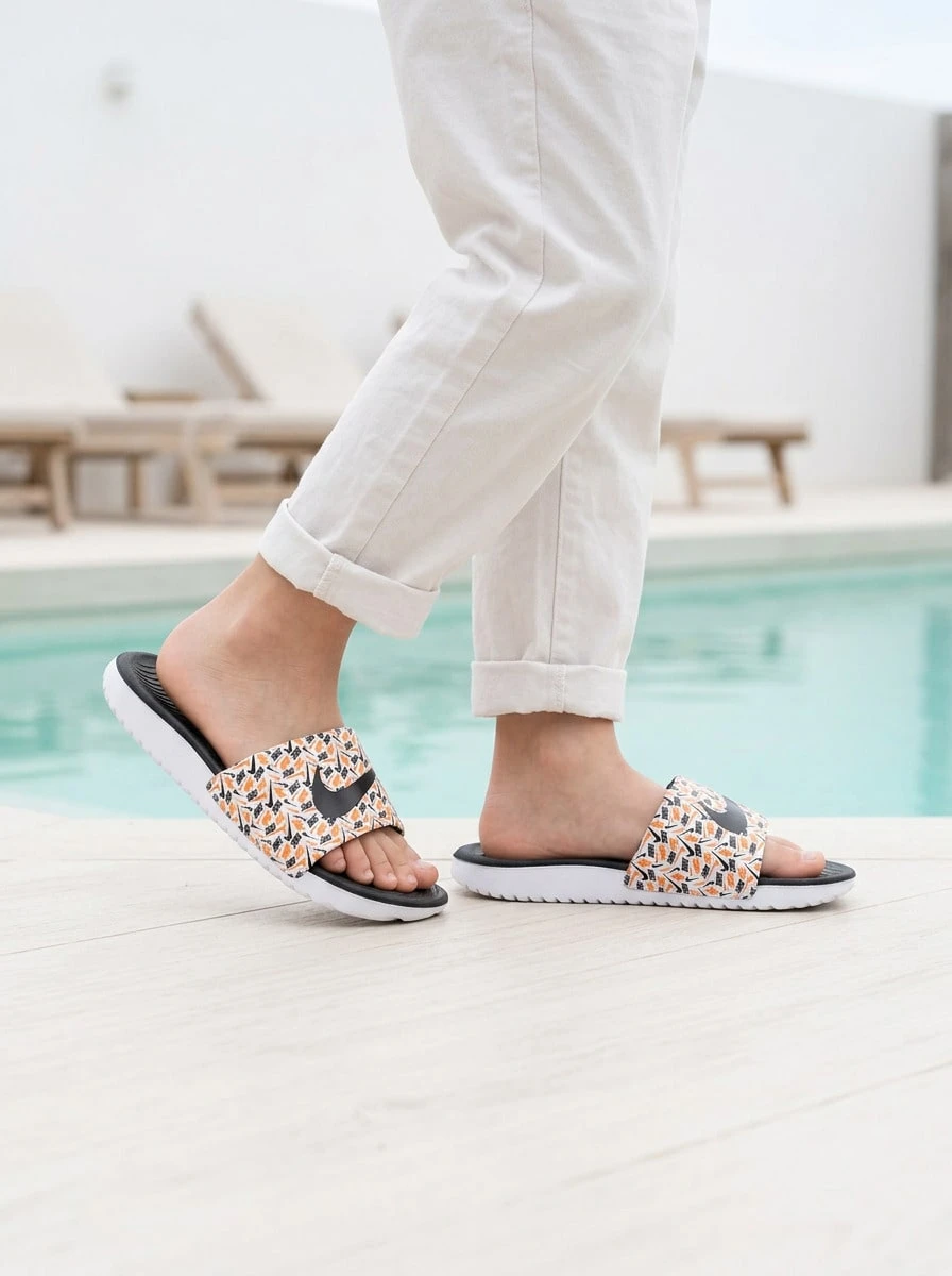 Nike KAWA SLIDE AOP BGP - متعدد الألوان - مشاهدة 1