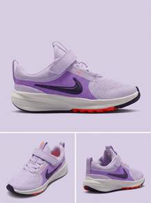Nike أحذية رياضية للأطفال كلاسيكية ريترو مبطنة للجمنازيوم والتنقل والمكتب HF7005-500 - الأرجواني - مشاهدة 4